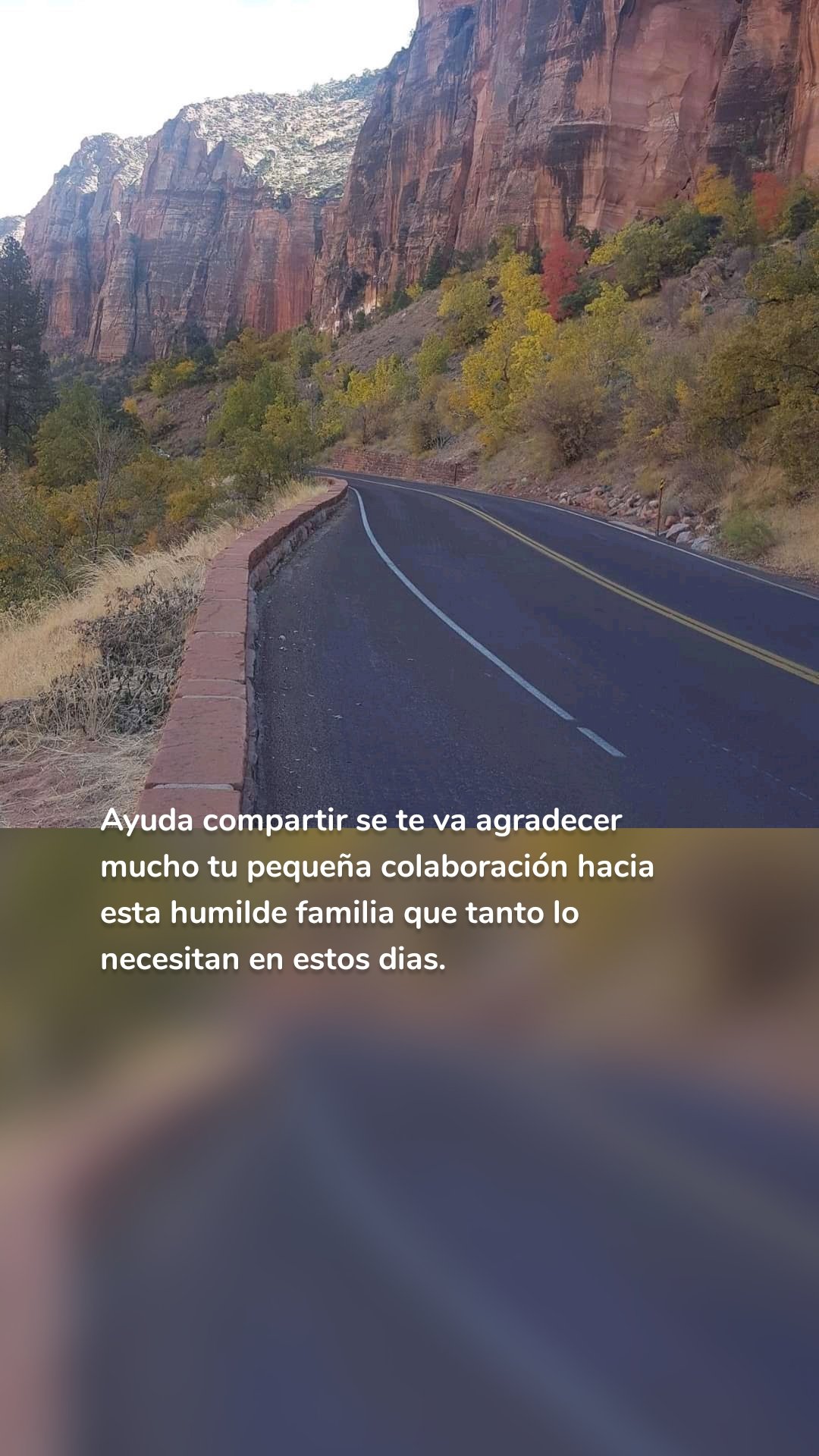 Ayuda compartir se te va agradecer mucho tu pequeña colaboración hacia esta humilde familia que tanto lo necesitan en estos dias. 